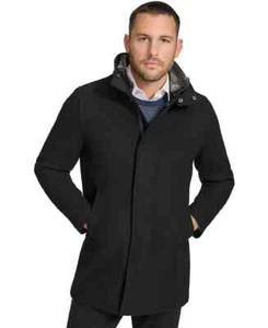 $295 Abrigo de Caminante Urbano para Hombre Calvin Klein Abrigo Desmontable Imitación Piel de Conejo Grande - Imagen 1 de 5