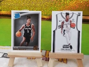 LONNIE WALKER IV 2018-19 THREADS ASSOC. JSY SSP #129 & RATED ROOKIE #174 RC RARE - Picture 1 of 6