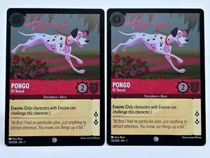 Disney Lorcana TCG: The First Chapter 120/204 Pongo Ol' Rascal HOLO FOIL Common