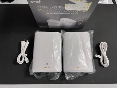 Asus ZenWiFi AX Hybrid (XP4) (2pk White) 802.11ax XP4(2-PK) - Image 1 of 2