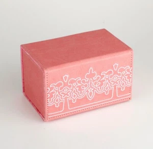 2B MINE FAUX LEATHER DICEWINDER DECK BOXES RED YORHART MANA MOON AMANDA LAPALME - Picture 1 of 3