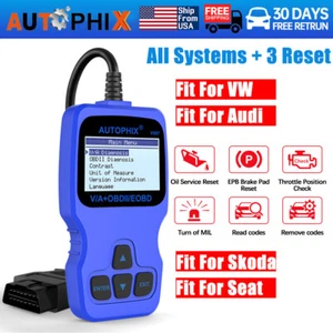 AUTOPHIX V007 OBD2 Scanner All System Diagnostic Tool Car EPB Oil Reset For VW - Picture 1 of 13