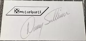 DANNY SULLIVAN Personally Autographed Signed NASCAR Card RACING FreeShip - Picture 1 of 2