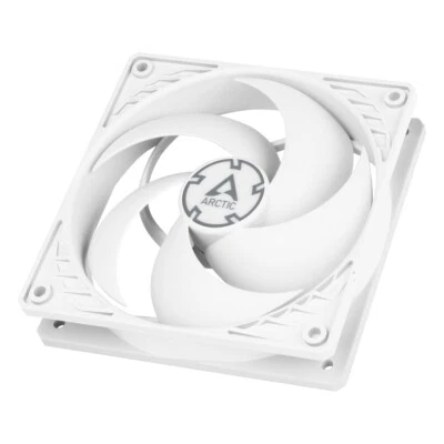 ARCTIC P12 PWM PST 12cm Pressure Optimised Quiet PC 4-Pin Case Fan White 56CFM - Image 1 of 4