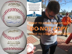 Joe Panik San Francisco Giants signed World Series baseball proof Beckett COA - Picture 1 of 5