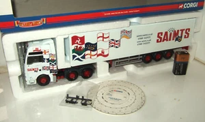 Corgi CC13406 Man TGA XXL Box Trailer for Saints Transport, Diecast ,1:50 Scale - Picture 1 of 4