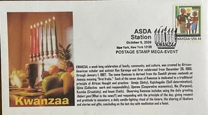 6° Cachets 4434 Kwanzaa 2009 ASDA Cancel Mega Event - Picture 1 of 1