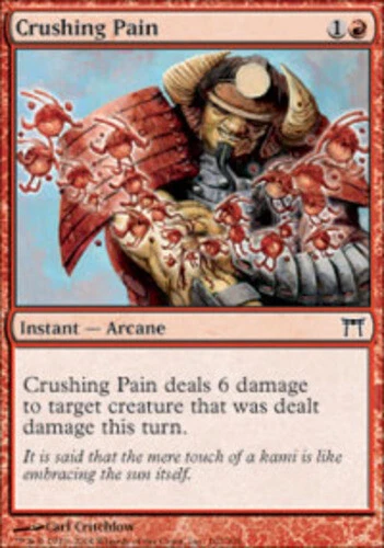 Champions of Kamigawa - Crushing Pain - Foil - Image 1 of 1