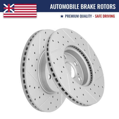 Rotores de freno de disco delanteros para 2009-2018 2019 Scion XD Toyota Corolla Pontiac Vibe Foto 1 de 4