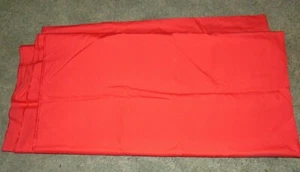 Fabric Remnant 5 Yards Red Cotton Blend Broadcloth 58 Wide Tomato - Picture 1 of 2