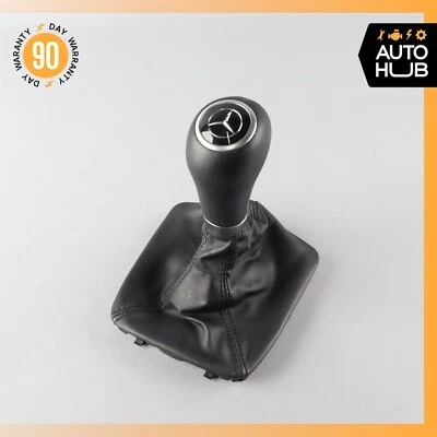 Cubierta de arranque de perilla de cambio negra OEM 89k Mercedes R172 SLK250 SLK300 12-16 Foto 1 de 4