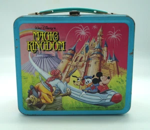 Disney's Wonderful World Magic Kingdom Metal Lunchbox By Aladdin 1979 - Picture 1 of 12