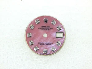 RLX Lady DateJust 26 mm acero inoxidable rosa fregona con esfera de diamantes - SS - Imagen 1 de 1