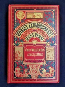 JULES VERNE - VINGT MILLE LIEUES sous les MERS - CARTONNAGE à l'ELEPHANT - - Picture 1 of 18