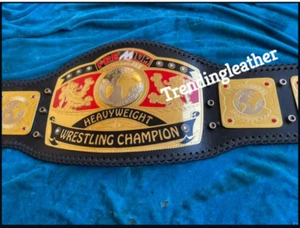 PREMIUM HEAVYWEIGHT WRESTLING CHAMPIONSHIP BELT ADULT SIZE - Picture 1 of 9