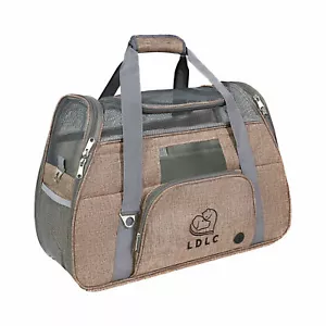 More details for pet  dog cat travel carrier carry bag - cat, small dog shoulder portable crate