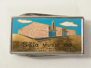 Barlow Pocket Knife (B1C-17) Advertising (JSF6) Silla Music Oakland CA 10th St - Picture 1 of 9