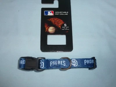 SAN DIEGO PADRES 9 «- 14» длиной собаки/домашнего животного воротник размер маленький 5/8» широкий новый с Ярлыками от Sparo - Изображение 1 из 4