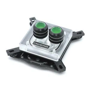G1/4 Thread Waterblock Acrylic Copper Water Cooling CPU Radiator Heatsink Block - Photo 1/11