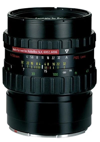 Neues Rollei Carl Zeiss Sonnar HFT 4/150 150mm F4 PQS Rolleiflex 6008 Teleobjektiv - Bild 1 von 1