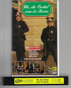 Franco Franchi  Ciccio Ingrassia   Wir, die Trottel vom 12. Revier   VHS Rarität - Imagen 1 de 2