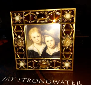 Jay Strongwater Pebbles frame Hardley new in box - Picture 1 of 3