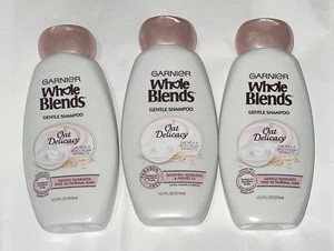 Garnier Whole Blends Gentle Shampoo, Oat Delicacy, 12.5 fl oz (3 Pack) - Picture 1 of 1
