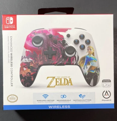 Official Nintendo Switch Enhanced Wireless Controller [ BloodMoon Zelda ] NEW - Image 1 of 4