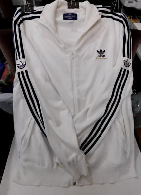 Jaqueta Adidas branca 2xL 3 listras edição torneio T1 - Imagem 1 de 4