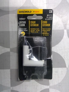 Wiremold Legrand C18 Cordmate Outside Elbow, White **Free Shipping** - Picture 1 of 2