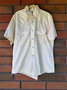 Western Stir-Ups Hemd Pearl Snap Sheer Urban Cowboy | Creme | Herren L 16-16,5" - Bild 1 von 13