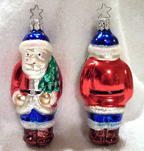 Patriotic Santa,Old World Christmas,Inge-Glas,Germany,Retired,Blown Glass,Mint - Picture 1 of 12