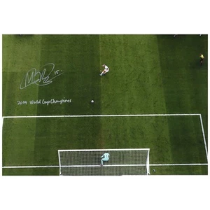 Autografiada e Inscr. de Megan Rapinoe Foto "Campeones Mundial 2019" WC PK 16x20 - Imagen 1 de 1