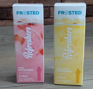 Cirkul Flavor Sip Cartridge x2 Lot Life Frosted Refreshers Pink & Paradise - Picture 1 of 13