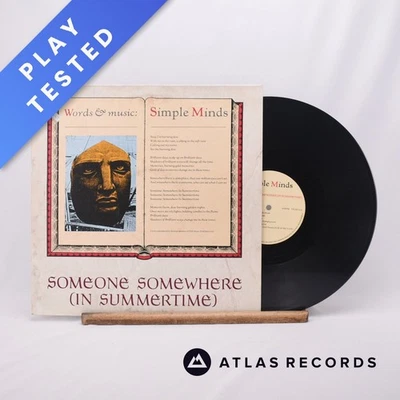 Simple Minds Someone Somewhere (In Summertime) 12" Single Vinyl Record - VG+/VG+ - Image 1 of 4