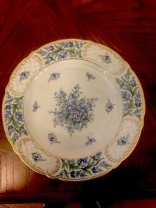 Vintage Schumann Bavaria Forget Me Not Twelve 10.25 Inch Dinner Plates - Picture 1 of 9