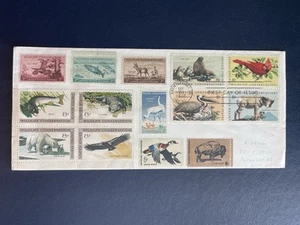 Very Rare US FDC 1972 Wildlife Conservation Cover With 14 Stamps, VF, See Photos - Picture 1 of 5