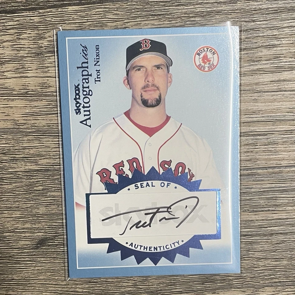 Trot Nixon 2004 Fleer Skybox autógrafo azul/210 #A-TN Boston Red Sox Foto 1 de 2
