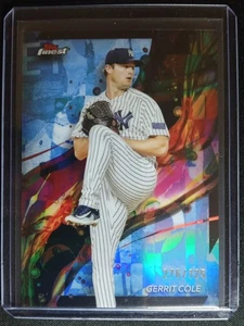 2024 Finest #80 Gerrit Cole Sky Blue Refractors #/325 - Picture 1 of 2