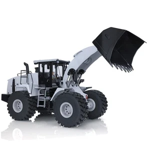 Metall 1/14 Hydraulic RC Loader Car WA470 W/ ESC Motor Servo Lichter - Picture 1 of 11