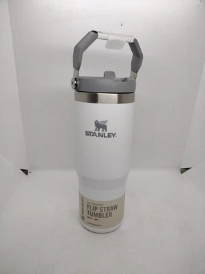 Stanley The IceFlow Flip Straw Tumbler - White 30oz Active Hydration  - Image 1 of 4