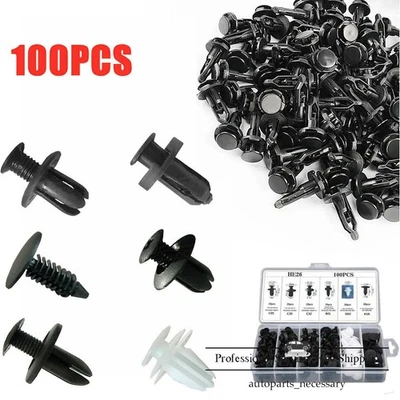 Комплект крепежных элементов 100 шт для Dodge бампер облицовка крыла фиксаторы нажимного типа зажимы - Изображение 1 из 4