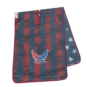 NEW Puma x Volition Stars & Stripes Camo Tour Microfiber Golf Towel - 39" x 14" - Picture 1 of 3