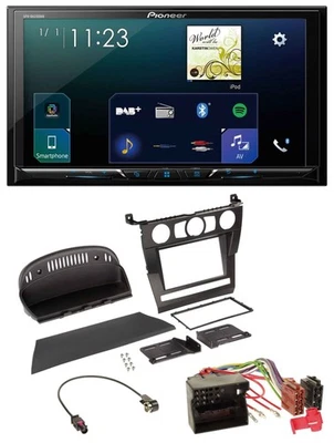 Pioneer MP3 Bluetooth USB 2DIN DAB Autoradio für BMW 5er (E60, 2003-2007) - Bild 1 von 4