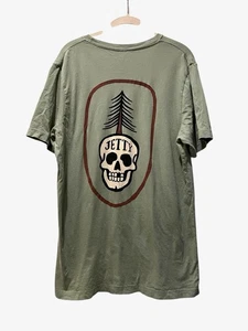 Jetty Conifer Tee Homme Grand Crâne de Surfeur Vert Sauge - Photo 1/5