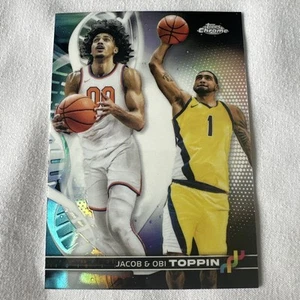 Jacob Obi Toppin 2023-24 Topps Chrome DNA #DNA-5 Indiana Pacers New York Knicks - Picture 1 of 1
