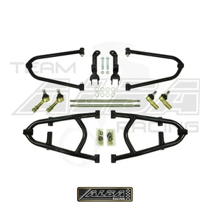 Alba Racing Honda TRX450r Adjustable Long Travel A-Arm Powder coat Blk - Picture 1 of 5