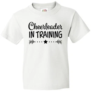 Inktastic Cheerleader In Training Youth T-Shirt Sports Cheerleading Future Kid - Picture 1 of 3