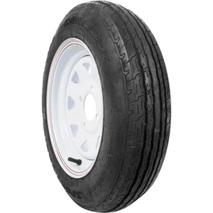2 Tires Carlisle (Carlstar) Sport Trail LH 5.30-12 6PR 4x4 8 Spoke Assemblies - Picture 1 of 3
