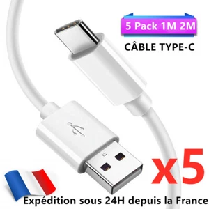 5A CABLE USB Type-C 1-2M pour Samsung S20/S10/S9/Note10/A20e/A51/A71/A21s/A41 - Photo 1/15